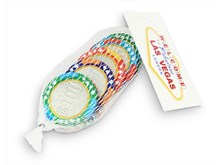 Personalised net of chocolate casino poker chips