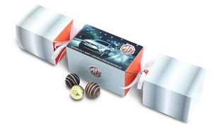 Click to view product details and reviews for Branded Chocolate Christmas Cracker Large.