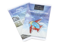 Promotional chocolate pack with optional reverse printing