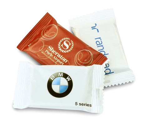 Printed chocolate tablets (Printed flow wrap)