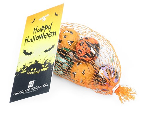 Personalised net of Halloween chocolate balls