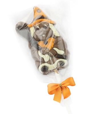 Chocolate Witch Halloween lollipop