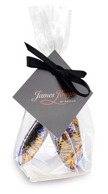 Personalised chocolate sardines gift bag