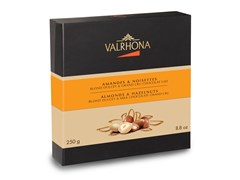 Valrhona dulcey & milk chocolate enrobed nuts