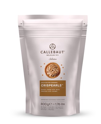 Callebaut salted caramel chocolate pearls (Crispearls) 800g
