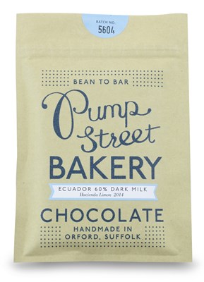 Pump Street Bakery, Ecuador, 60% dark milk chocolate bar