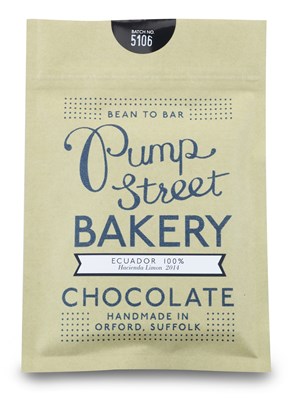 Pump Street Chocolate, Ecuador, 100% dark chocolate bar