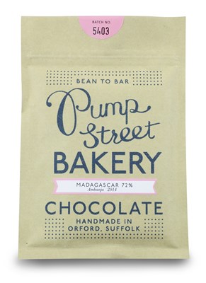 Pump Street Bakery, Madagascar, 72% dark chocolate bar