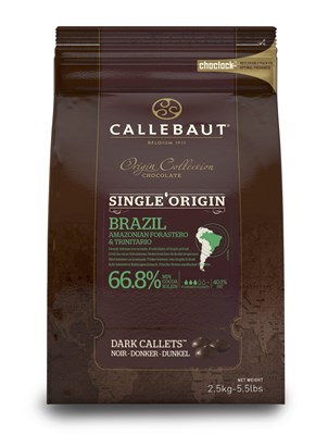 Callebaut Origin, Brazil dark chocolate couverture chips