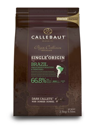 Callebaut Origin, Brazil dark chocolate couverture chips