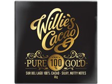 Willies, 100% Pure Gold, dark chocolate bar