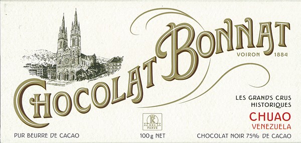 Bonnat, Chuao, 75% Dark Chocolate Bar