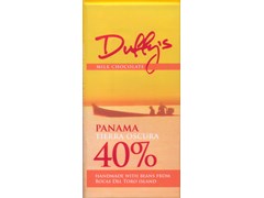 Duffy's, Panama Tierra Oscura, 40% milk chocolate bar