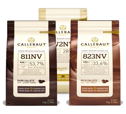 Callebaut milk, dark and white 3 x 1kg bundle