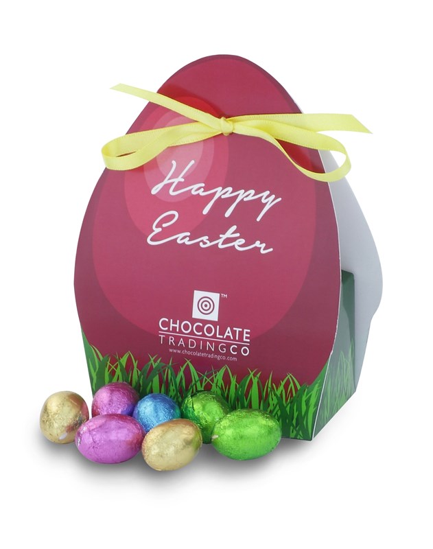 Personalised mini Easter eggs gift pack Chocolate Trading Co