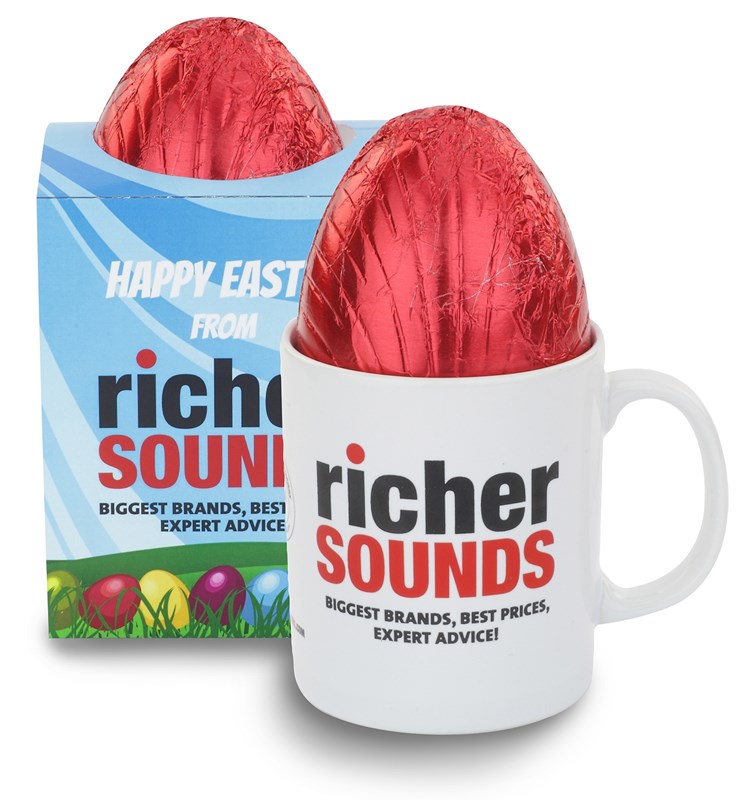 Personalised Easter egg mug Chocolate Trading Co