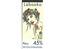 Zotter, Labooko Peru, 45% milk chocolate bar