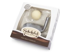 Schokolat, Chocolate Golf Iron and Ball