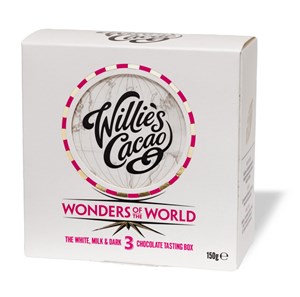 Willie's, Wonders of the World, 3 Assorted Chocolate Tasting Box