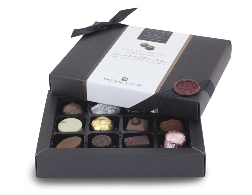 Buy Valentines chocolate gifts online for UK valentine delivery by post