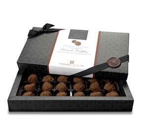 Superior Selection, Single Estate, French Chocolate Truffles Gift Box - 12 Box