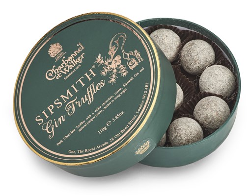 Charbonnel et Walker, Sipsmith Gin chocolate truffles