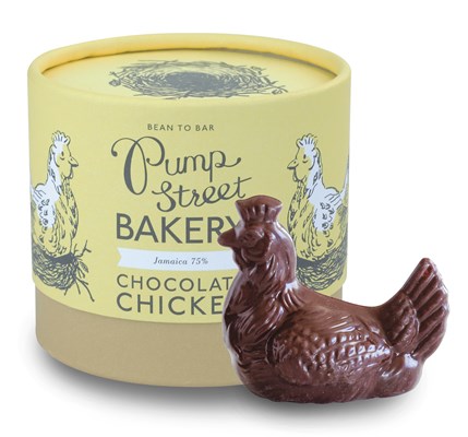 Pump Street Bakery, Single Origin, Dark Chocolate Easter Chicken