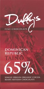 Duffy's, Dominican Republic Taino, 65% dark chocolate bar