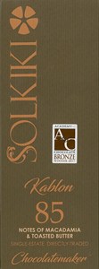 Solkiki, Kablon, 85% dark chocolate bar