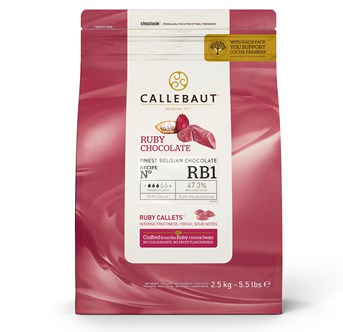 Callebaut Ruby chocolate chips 2.5kg