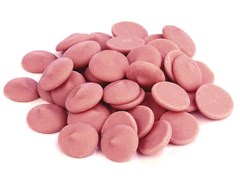 Ruby chocolate couverture chips