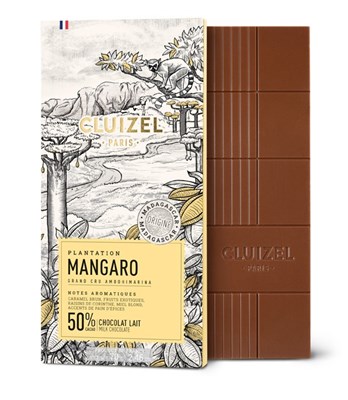 Cluizel Mangaro Lait, 50% milk chocolate bar