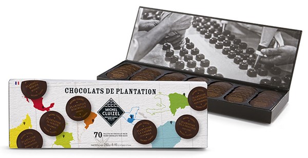 Nuancier, Crus de Plantation, dark chocolate box