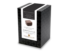 Superior Selection, Salted Caramels, Chocolate Gift Cube