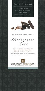 Madagascar Lait, 33% milk chocolate bar
