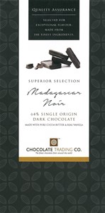 Madagascar Noir, 64% dark chocolate bar