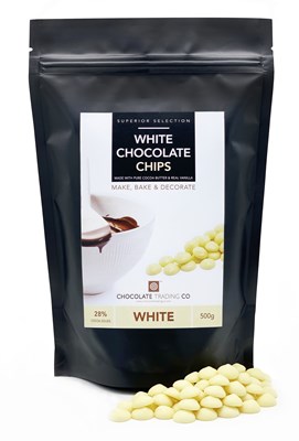 White Chocolate Chips from Chocolate Trading Co