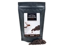 99% cocoa content dark chocolate chips