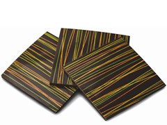 Striped chocolate panels