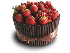 Example Chocolate cigarello cake
