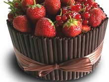 Example Chocolate cigarello cake