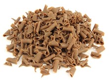 Milk chocolate curls