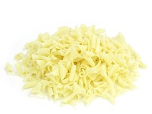 White chocolate curls