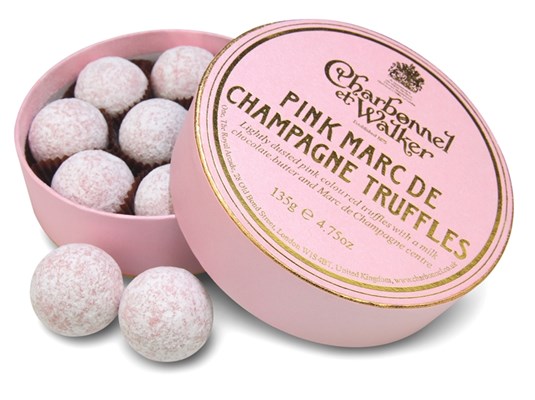 Pink Champagne truffles 135g