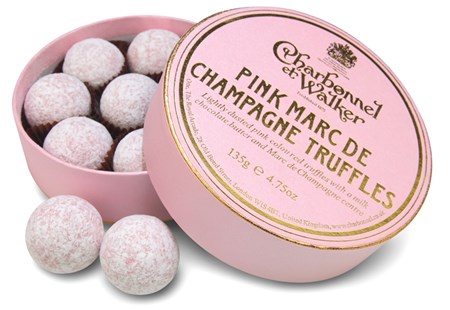 Pink Champagne truffles 135g
