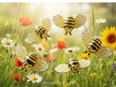 Foiled Milk Chocolate Bees Lifestyle