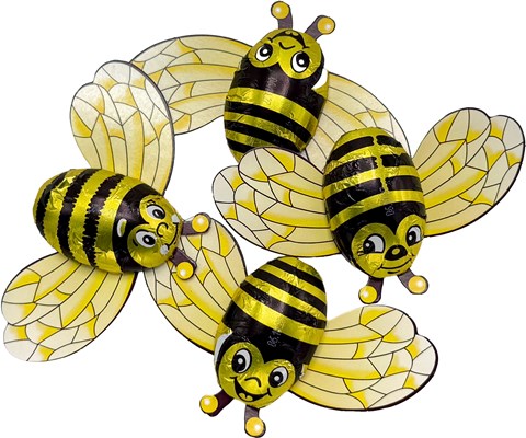 Foiled Milk Chocolate Bees