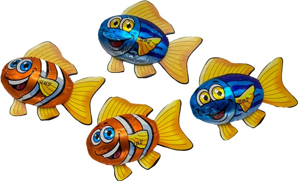 Milk Chocolate Foiled Fish