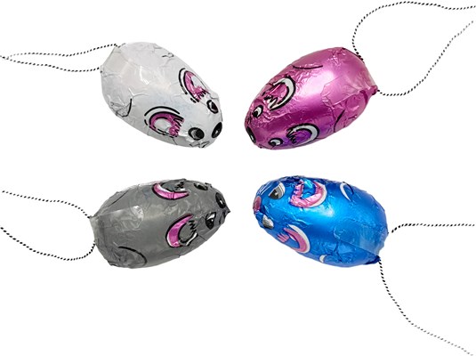 Foiled Milk Chocolate Mice