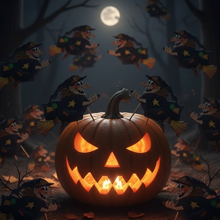 Novelty Chocolate Witches Creative Idea